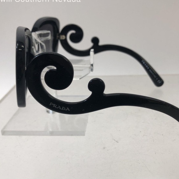 Prada Black Sunglasses (Model SPR 27C) - Women's with COA - Picture 2 of 12